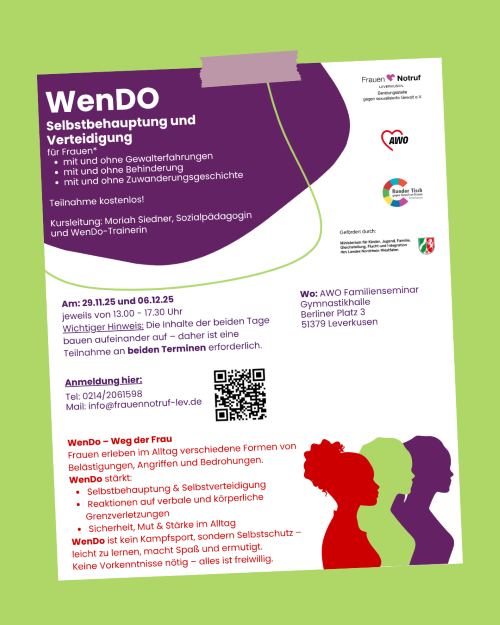 WenDo Kurs im November und Dezember